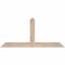 Ekena Millwork Portland Smooth Timber Gable Bracket, Douglas Fir, 48"W x 22"H x 3 1/2"D x 3 1/2"F, 11/12 Pitch GBW048X22X0404POR00SDF - alternate 1
